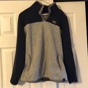 LL Bean Fleece Pullover, Color Block